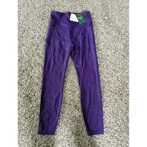 Halara UltraSculpt Purple High Rise Ankle Leggings Women's S Yoga Stretch